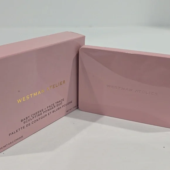 NIB ✅Westman Atelier POPPET GANACHE Baby Cheeks +Face Trace Sculpting Powder Duo
